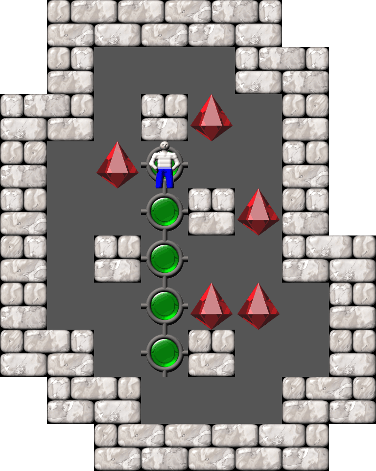 Sokoban Frantisek Pokorny collection level 45